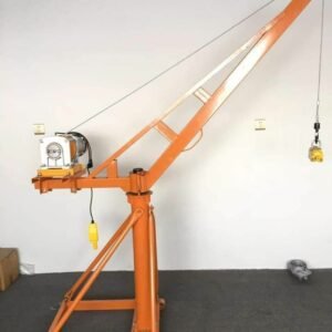 250-500kg Monkey Lift | 1.25HP Electric Mini Crane with 65ft Cable