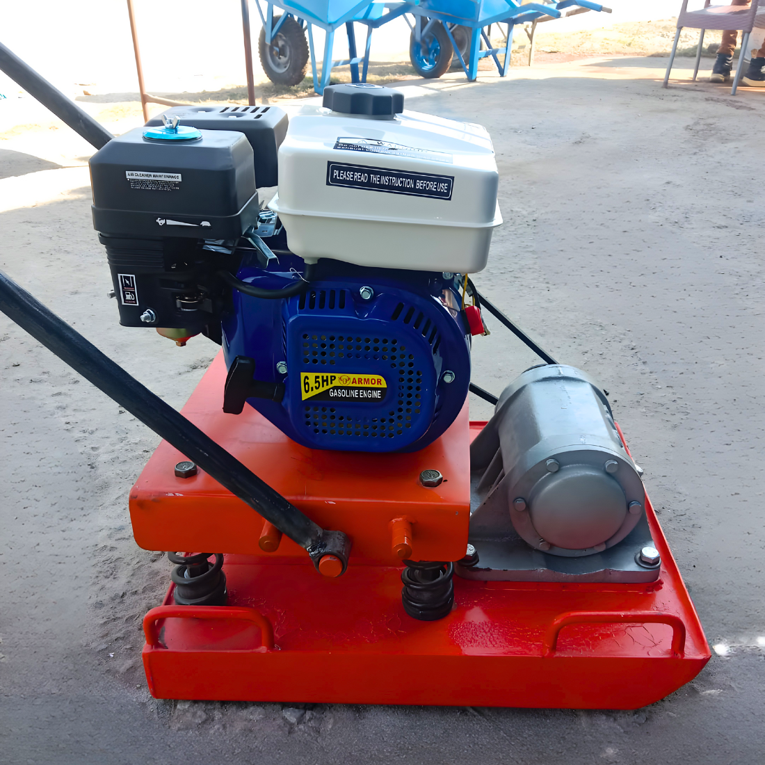 85kg Heavy-Duty Plate Compactor for Soil and Asphalt Compaction - Image 3