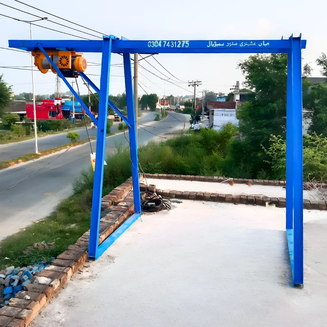 Liver 3HP Winch Machine - 1000kg Capacity, 100ft Cable - Image 2