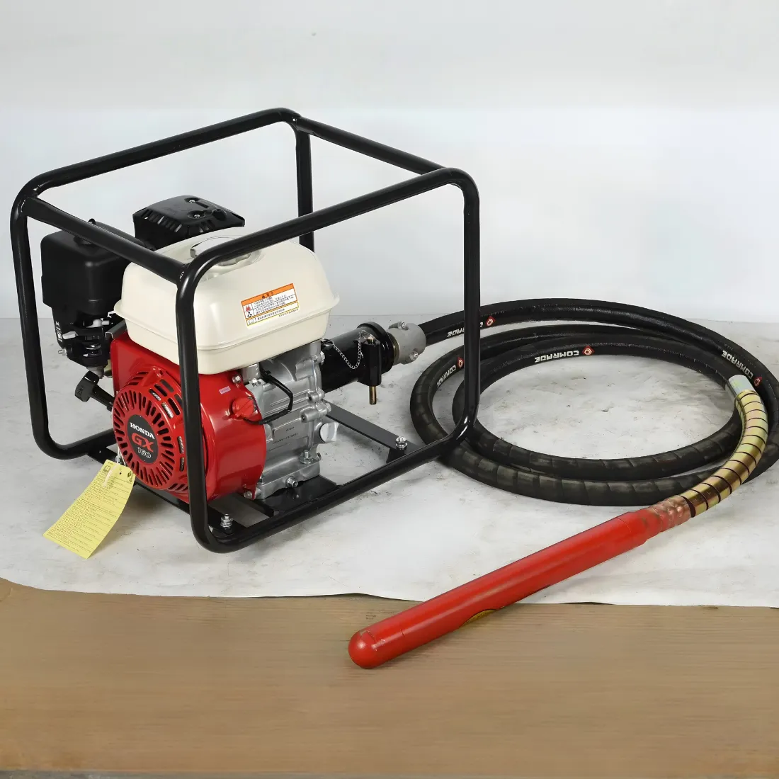6.5HP Gas Powered Concrete Vibrator with 35mm x 20ft Flex Shaft - Image 2