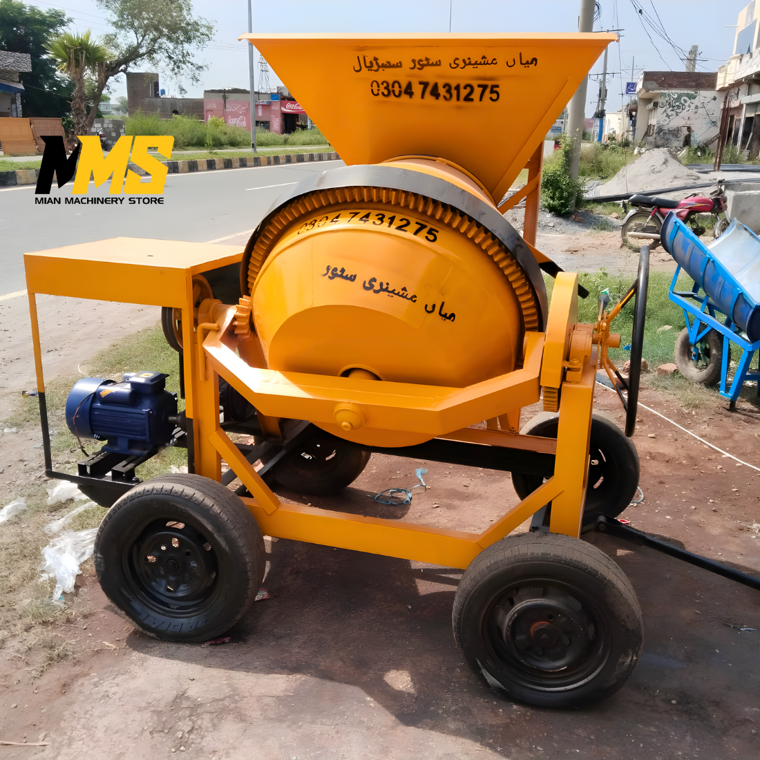 Half-Bag Mixer Machine - Heavy Duty Cement & Mortar Mixer - Image 2