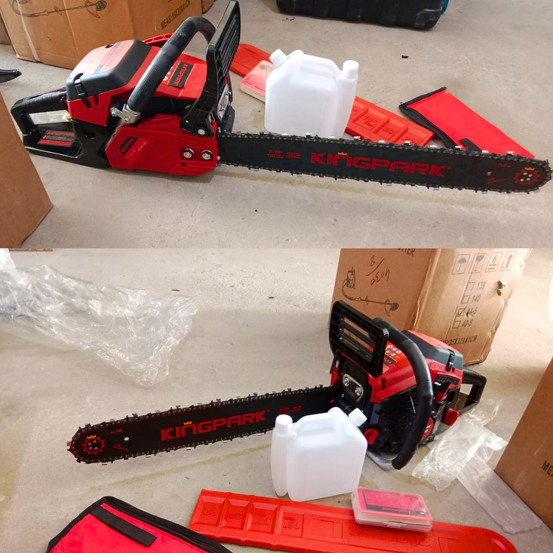 King Park 5800 22-Inch 62cc Gas-Powered Chainsaw - Image 2
